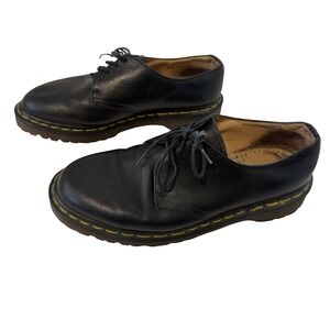 VTG Doc Martens 1461 Made in England Black Leather Oxfords Women 8 Men 7